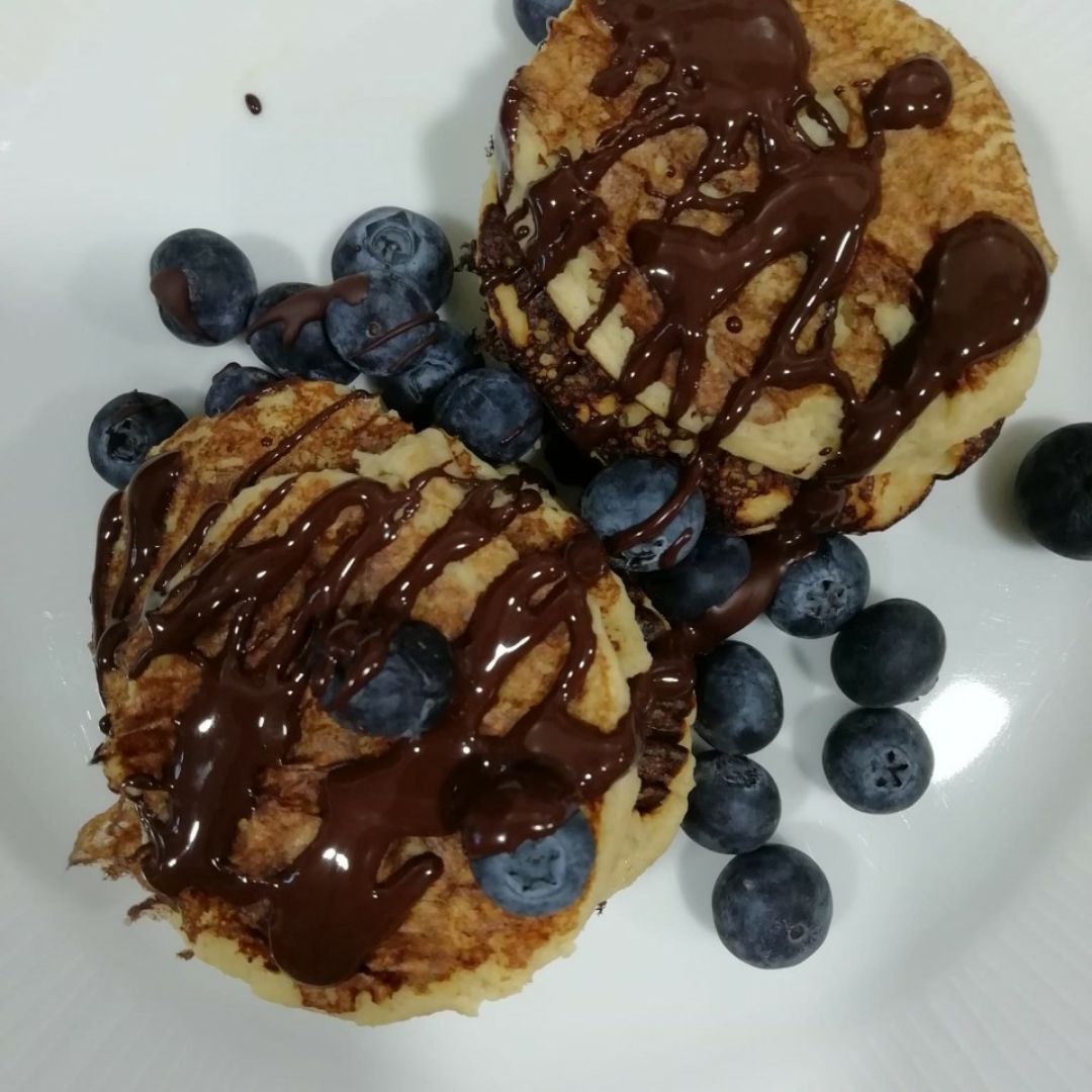 Tortitas de plátano y avena