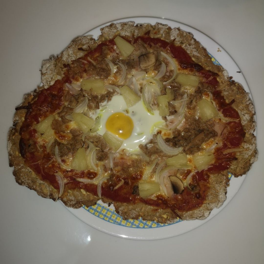 Pizza con base de calabacin Paso 4 Pizza con base de calabacin Paso 4
