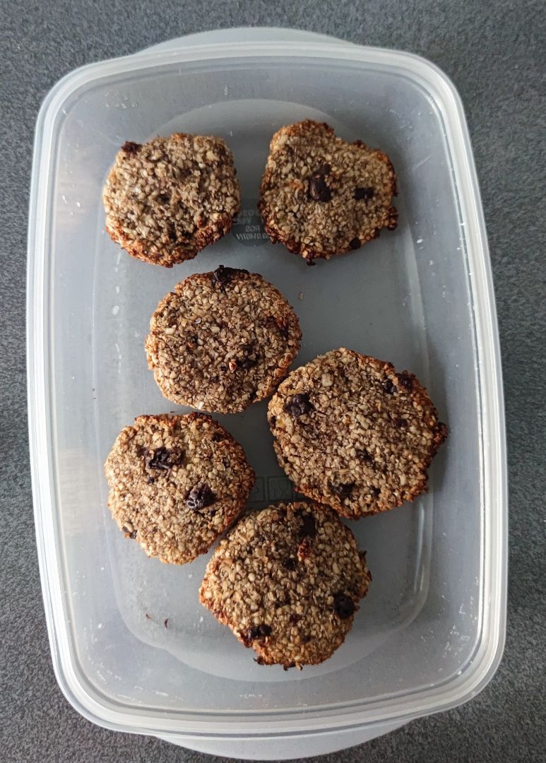 Galletas de avena y platano