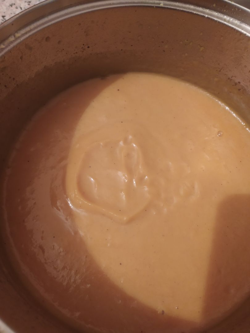 Crema calabaza al curry Paso 4 Crema calabaza al curry Paso 4