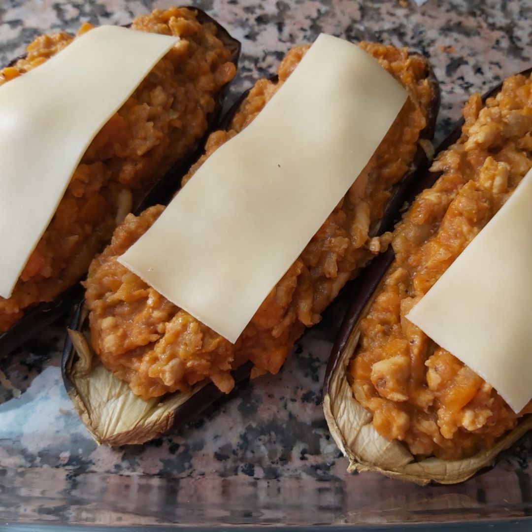 Berenjenas rellenas  Paso 4