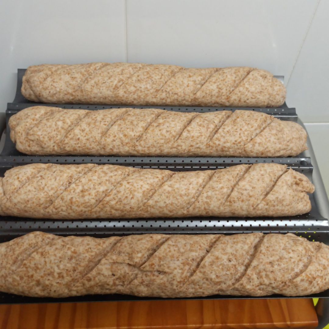 Pan 100% trigo integral. Paso 4 Pan 100% trigo integral. Paso 4