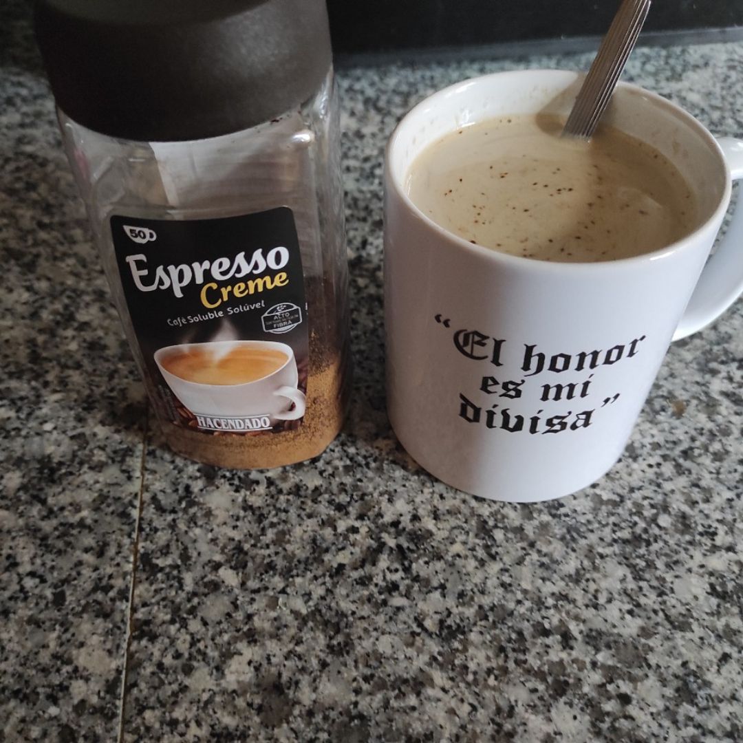 Café espresso con leche Café espresso con leche