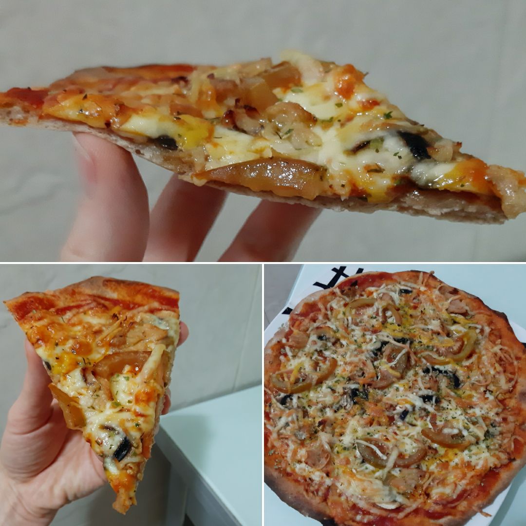 Pizza base solo 3 ingredientes Pizza base solo 3 ingredientes