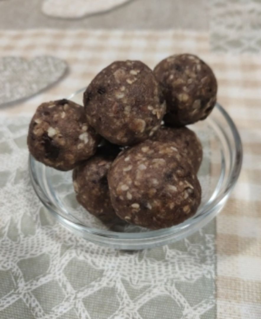 Bolitas energéticas de crema de almendra Bolitas energéticas de crema de almendra