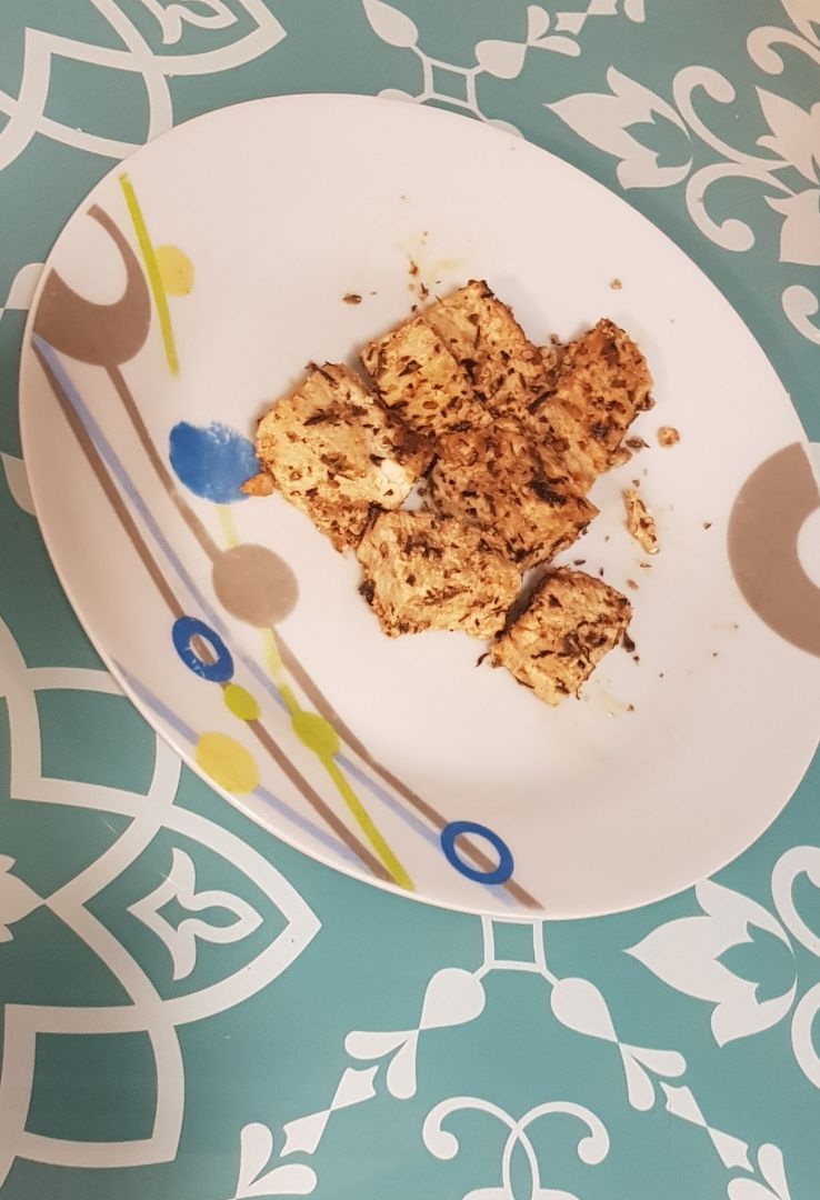 Tofu especiado. Tofu especiado.