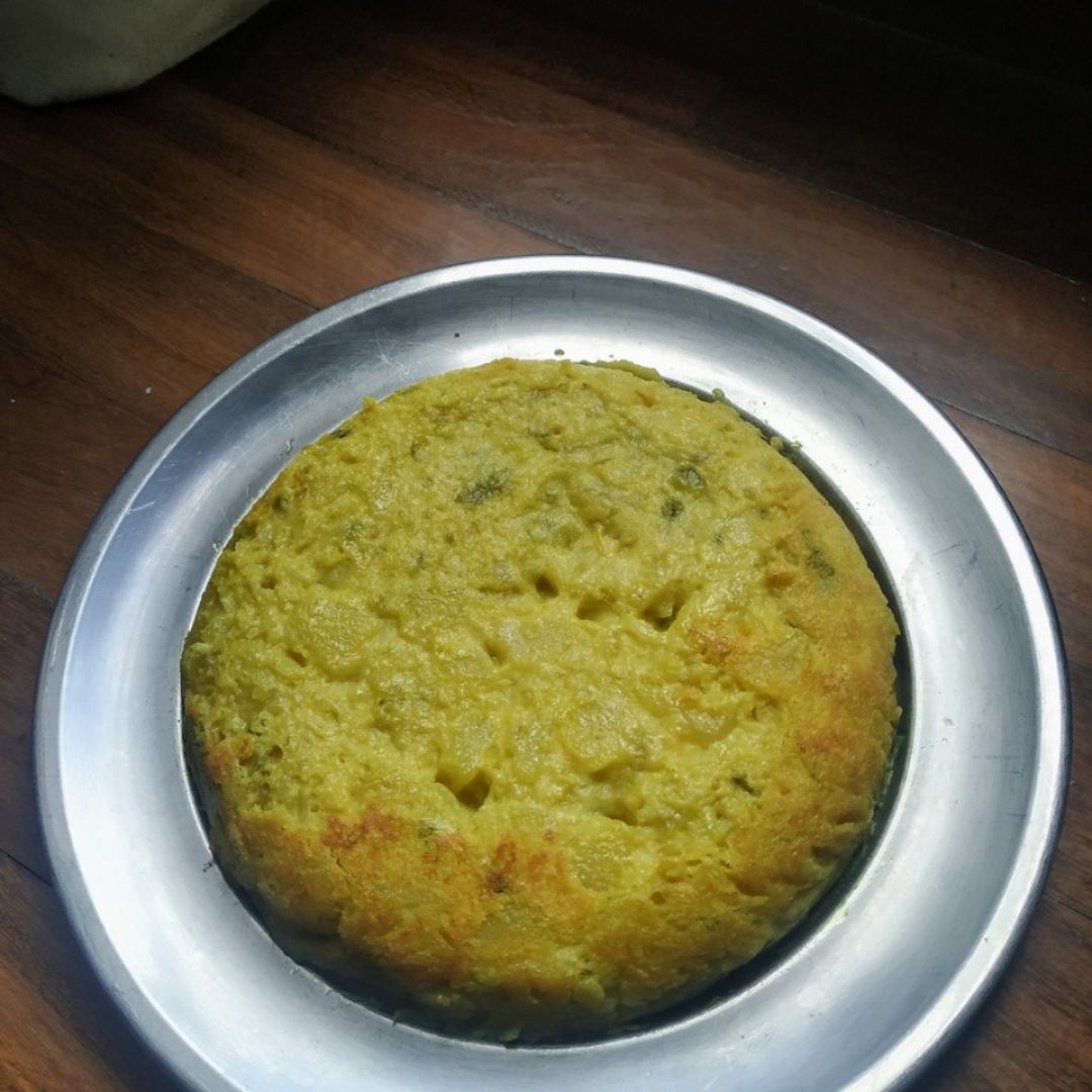 Tortilla de patatas veganaa Tortilla de patatas veganaa