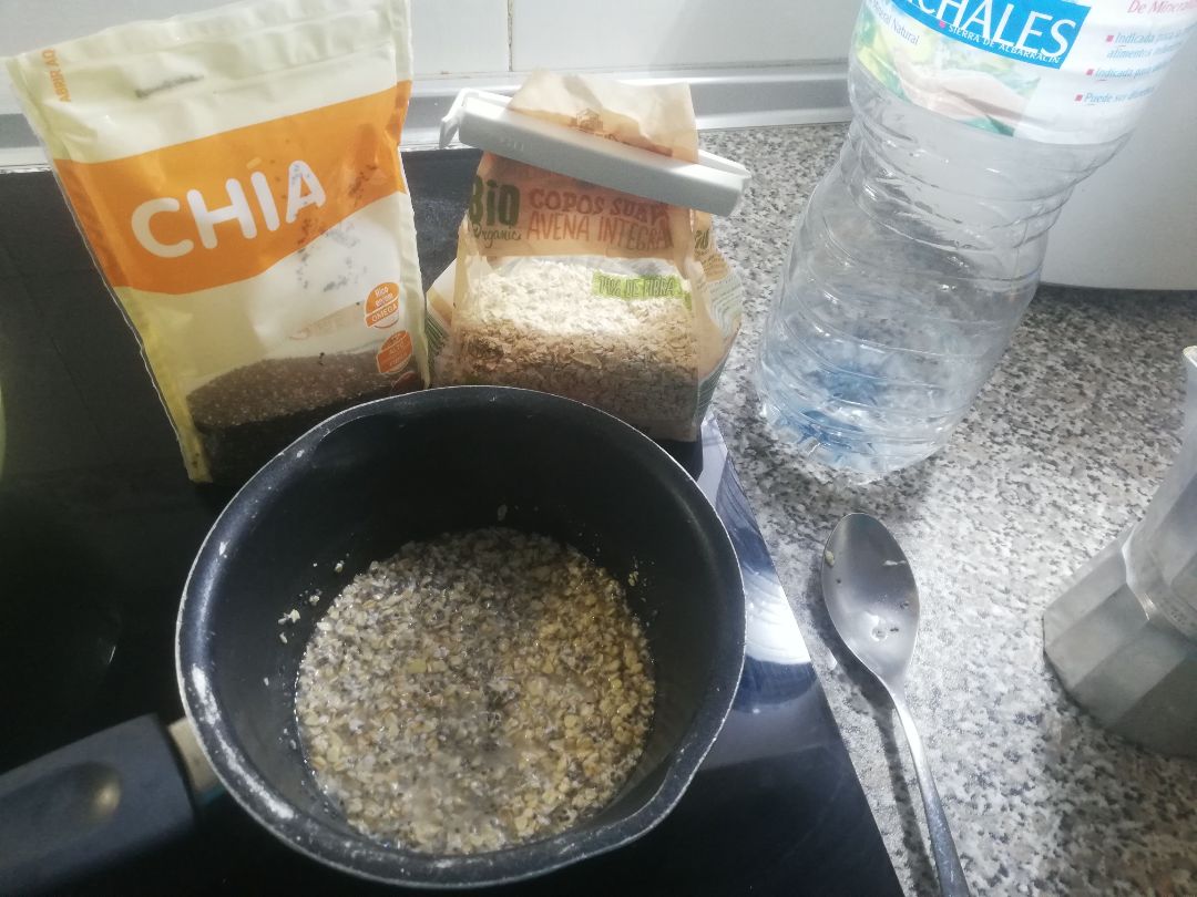 Bol de avena y fruta Paso 0 Bol de avena y fruta Paso 0