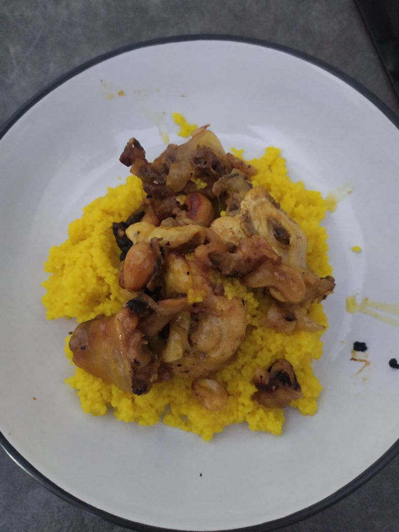 Pollo a la naranja Pollo a la naranja
