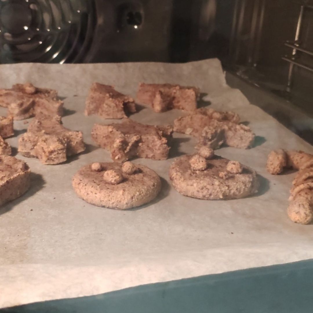 Galletas de avena y almendra Paso 1 Galletas de avena y almendra Paso 1