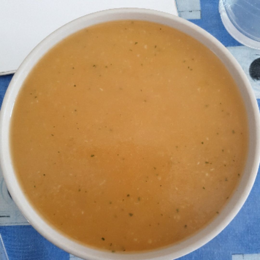 Crema de calabacin y zanahoria Crema de calabacin y zanahoria