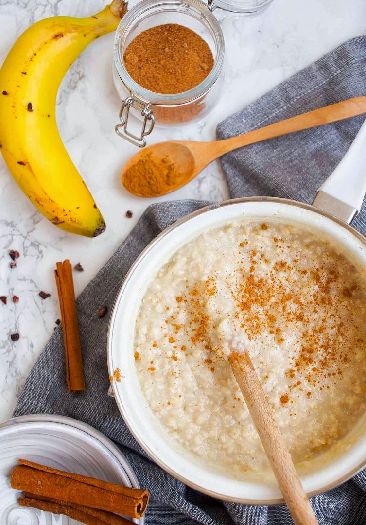 Porridge de avena vegano Porridge de avena vegano