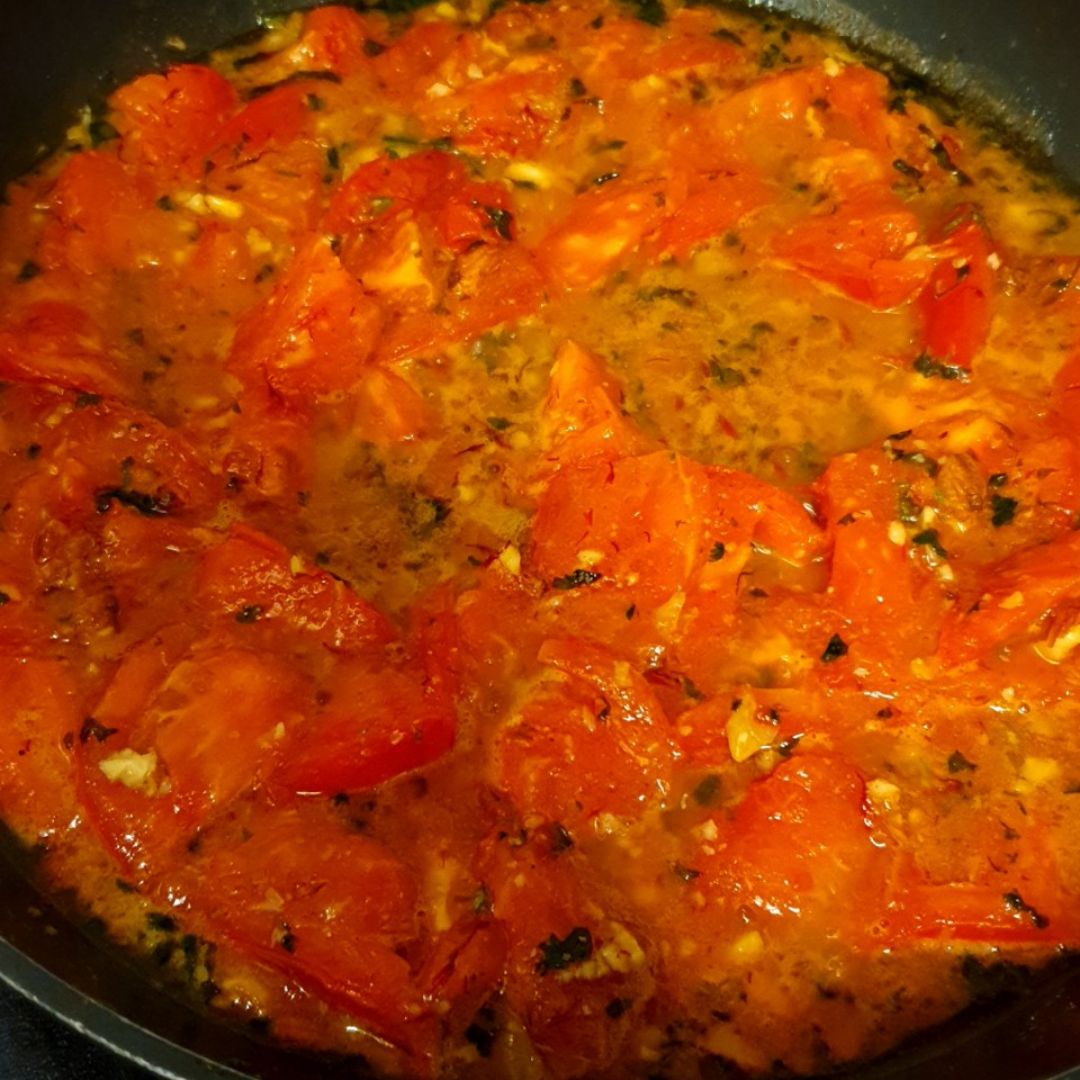 RAPE Y MEJILLONES A LA MARINERA Paso 3 RAPE Y MEJILLONES A LA MARINERA Paso 3