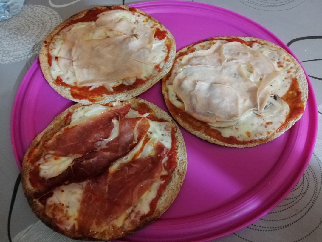 Pizza de fajitas integrales Pizza de fajitas integrales
