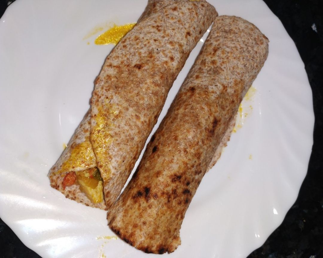 Fajitas de pollo con verduras Fajitas de pollo con verduras