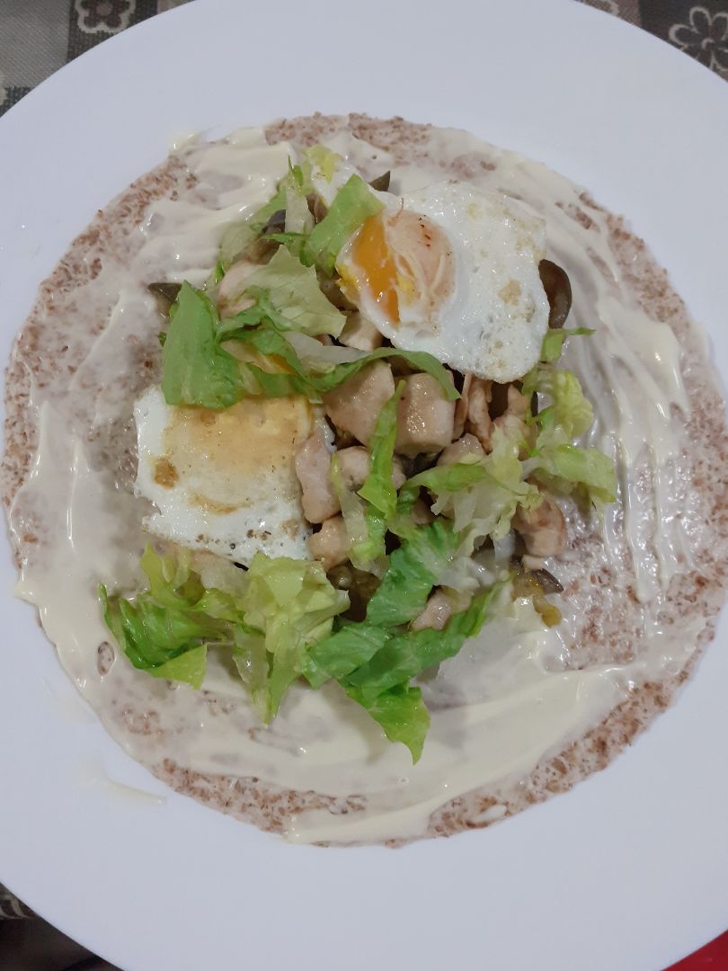 Burrito ligero con pollo Burrito ligero con pollo