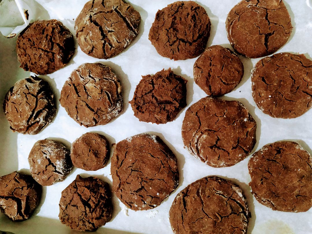 Galletas de chocolate tipo browni