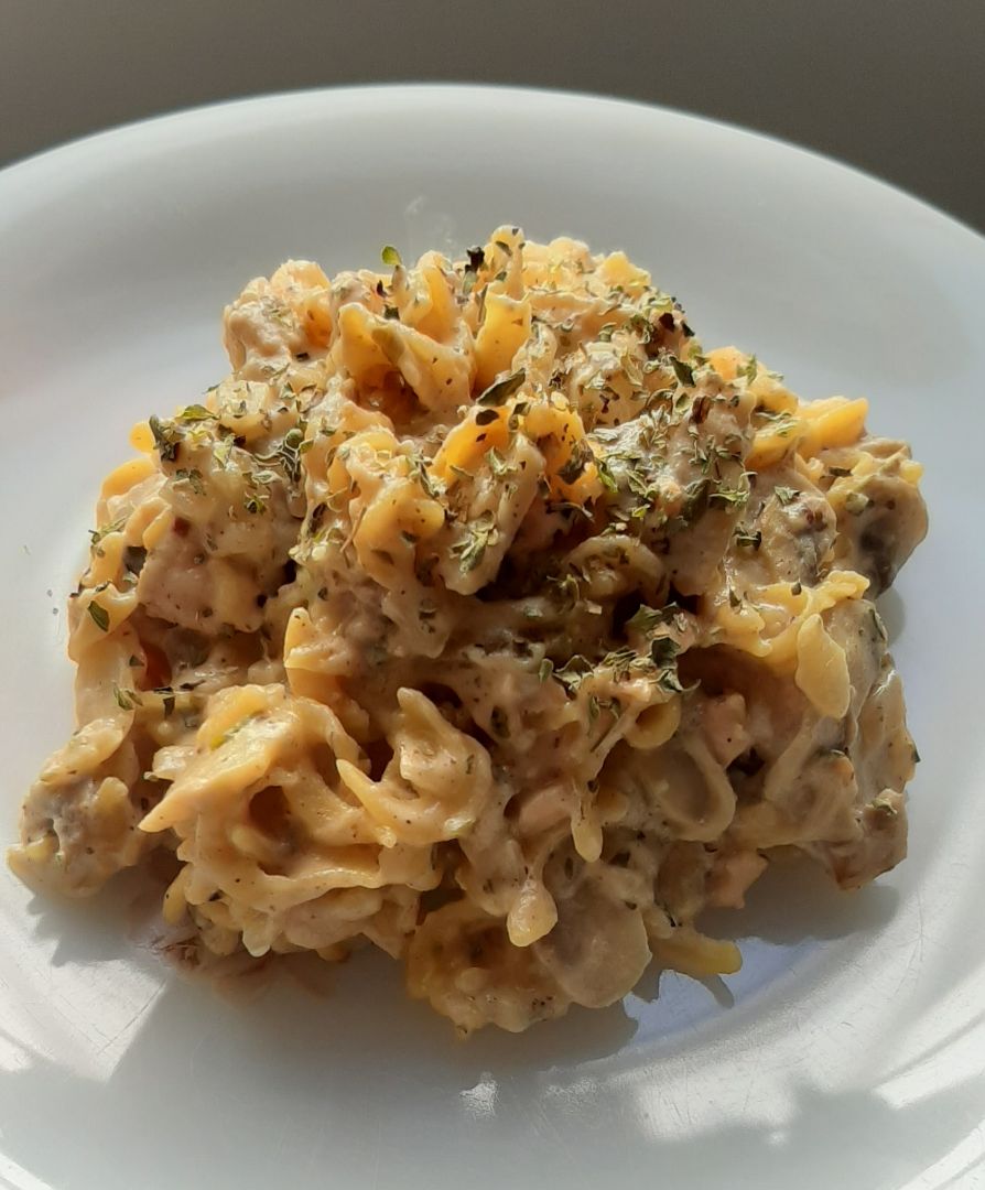 Fusili de lentejas rojas a la italiana🇮🇹