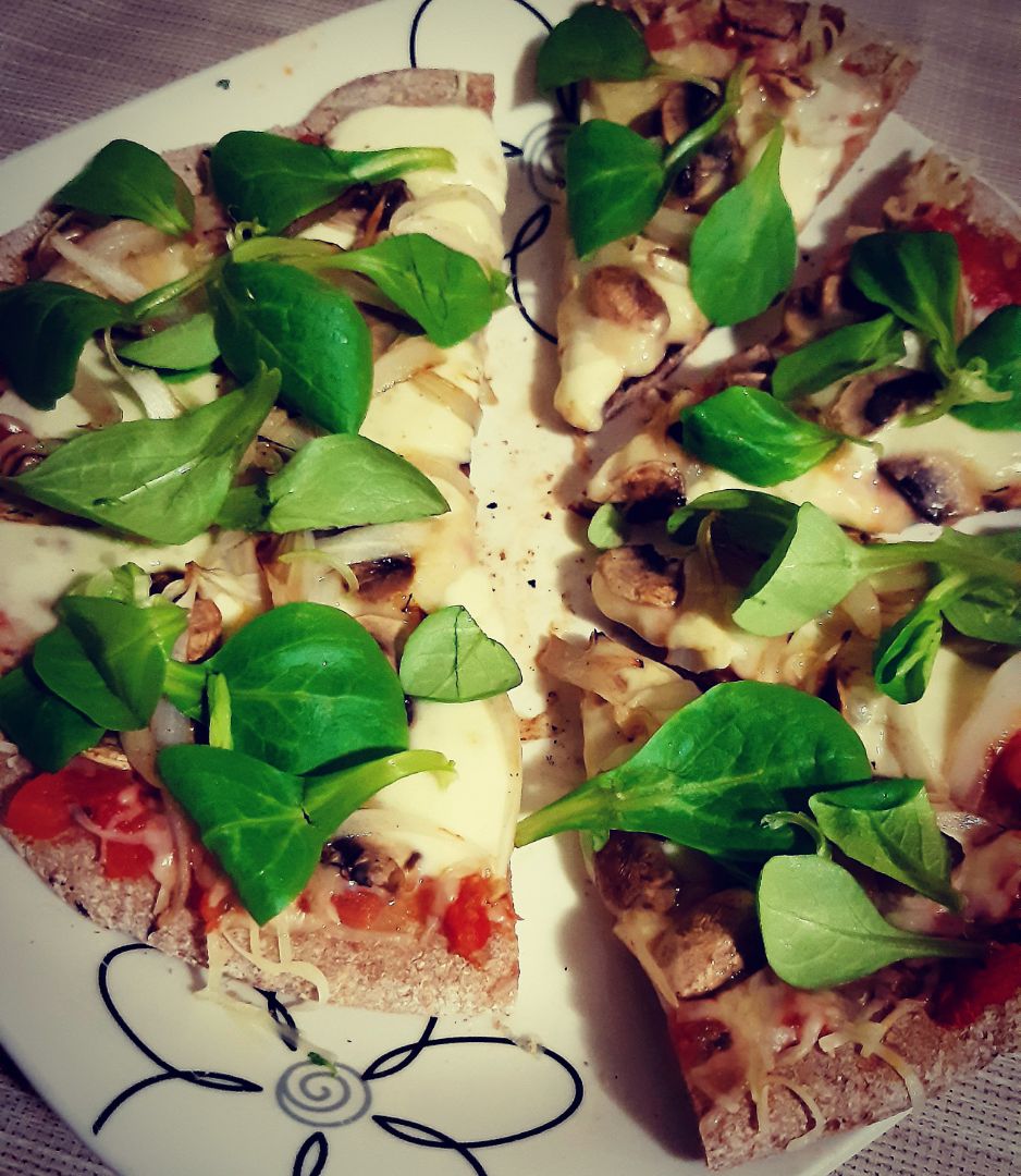 Pizza saludable y súper sabrosa 😋