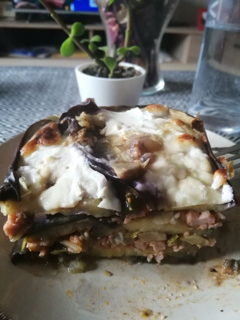 Lasaña de berenjena Lasaña de berenjena