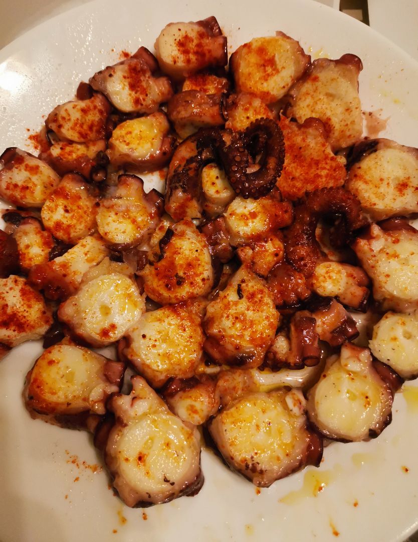 Pulpo a la gallega Pulpo a la gallega