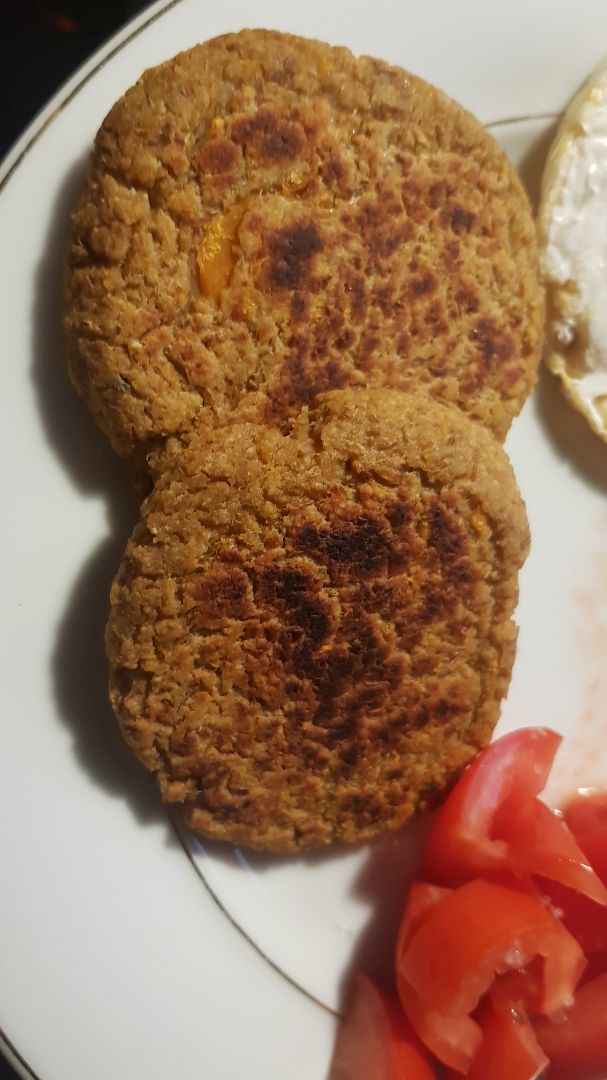 Hamburguesas de lentejas Hamburguesas de lentejas