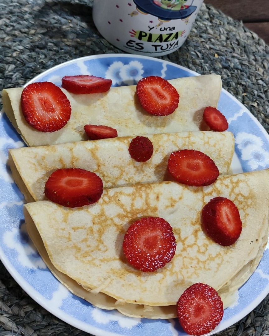 Crepes de avena super jugosos 😍