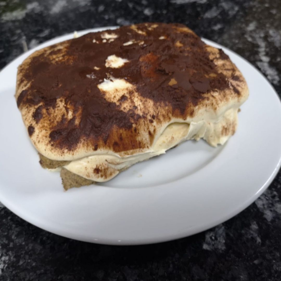 Tiramisú saludable