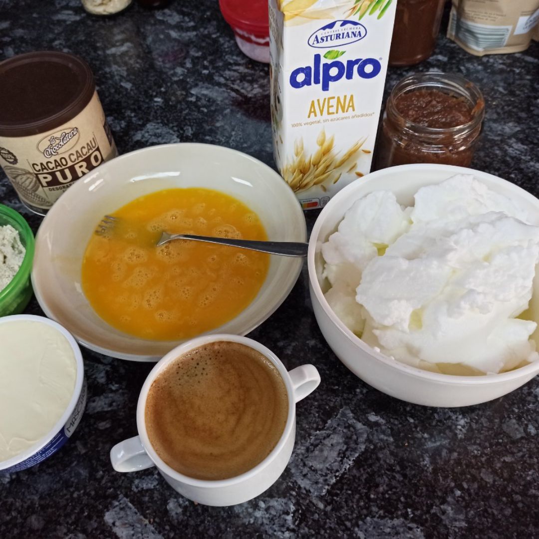 Tiramisú saludable Paso 0