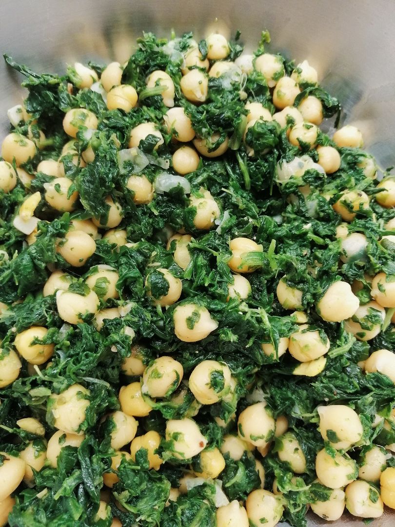 Chickpeas with spinach Chickpeas with spinach