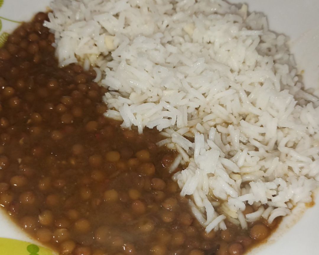 Lentejas con arroz 🤤 Lentejas con arroz 🤤