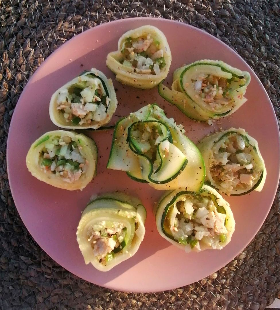 Rollitos de calabacin 