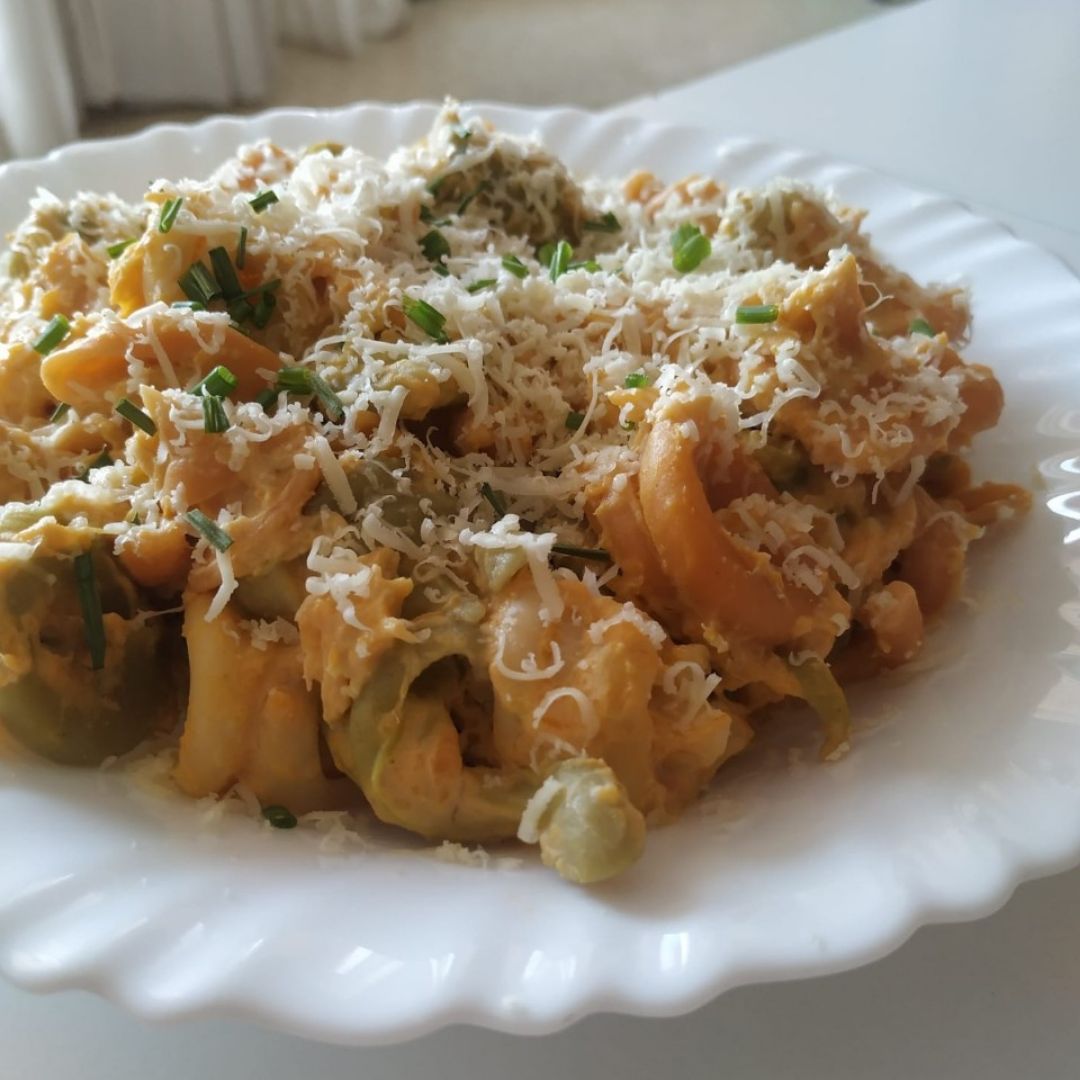 Pasta con salsa de calabaza y ricotta 🍝 Pasta con salsa de calabaza y ricotta 🍝