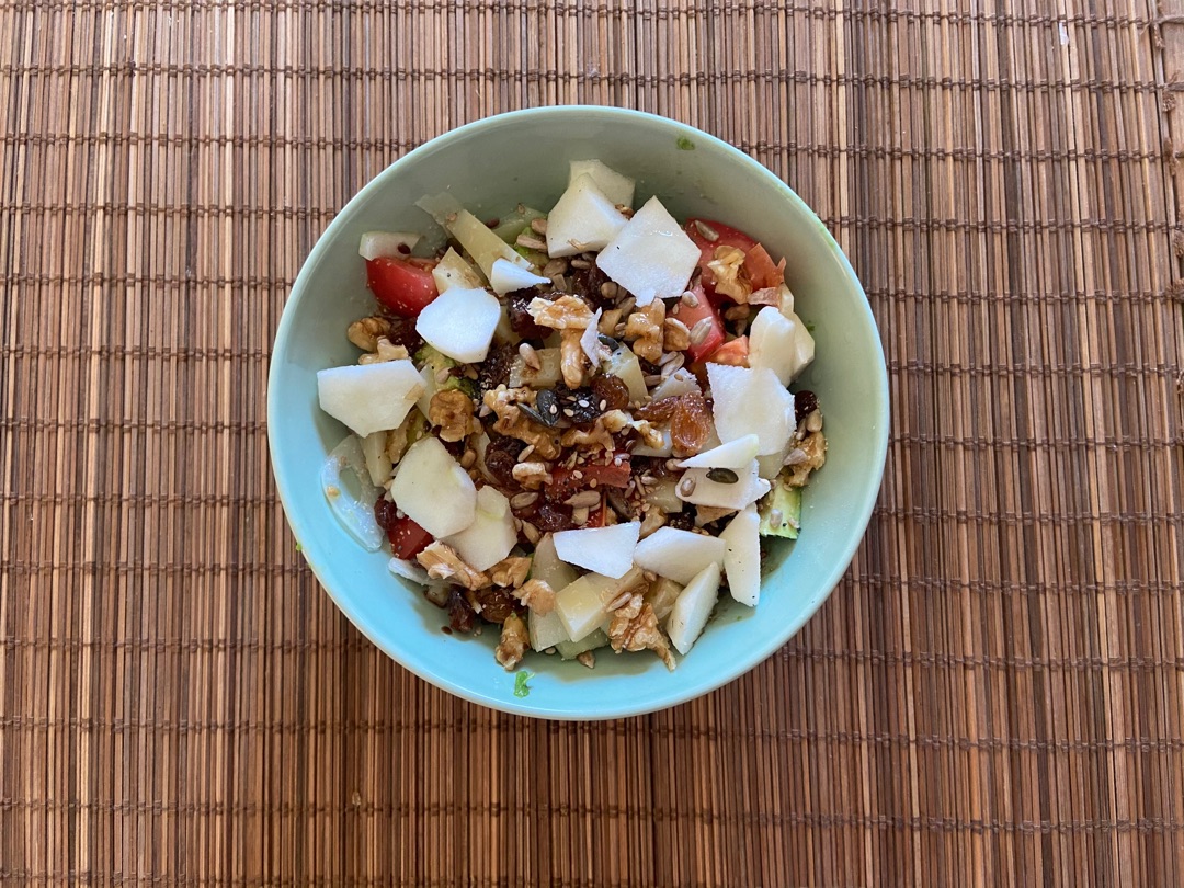 Bol variado con tempeh