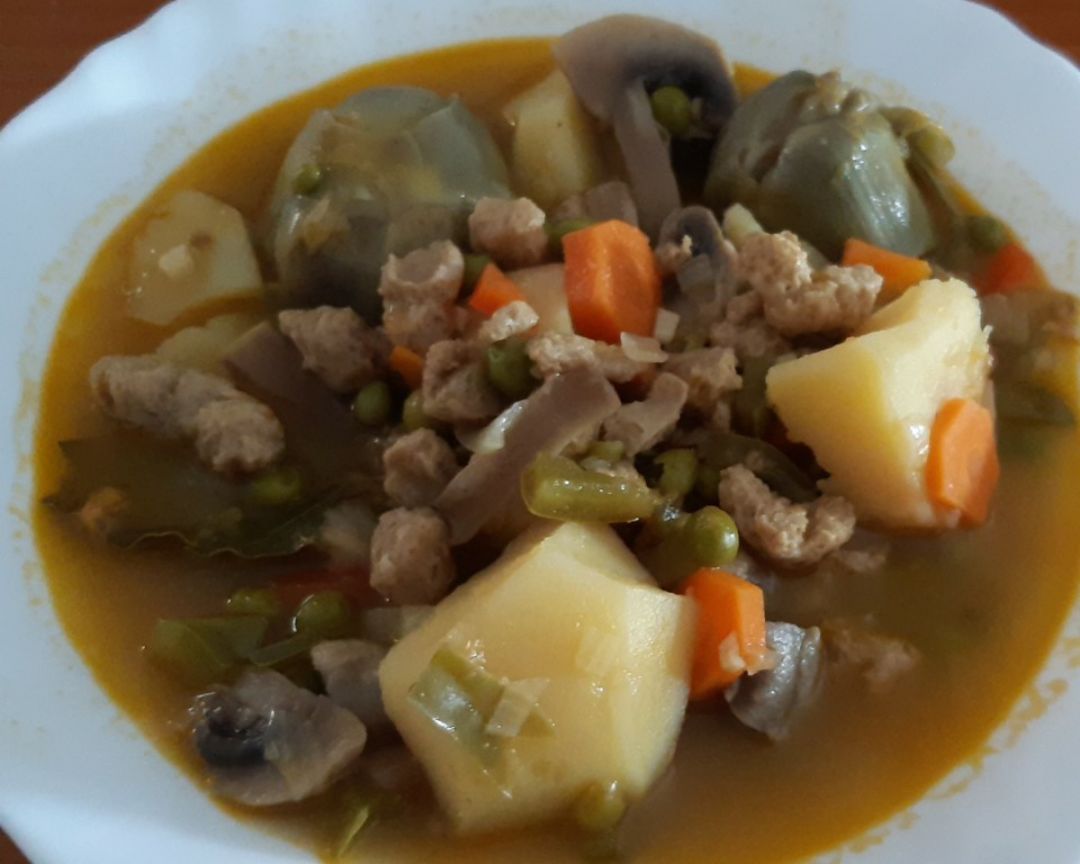 Estofado vegano Estofado vegano