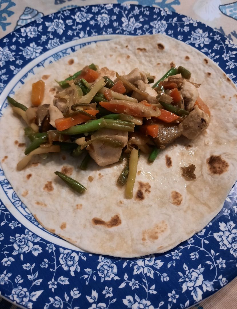 Wok de verduras y pollo my way Wok de verduras y pollo my way