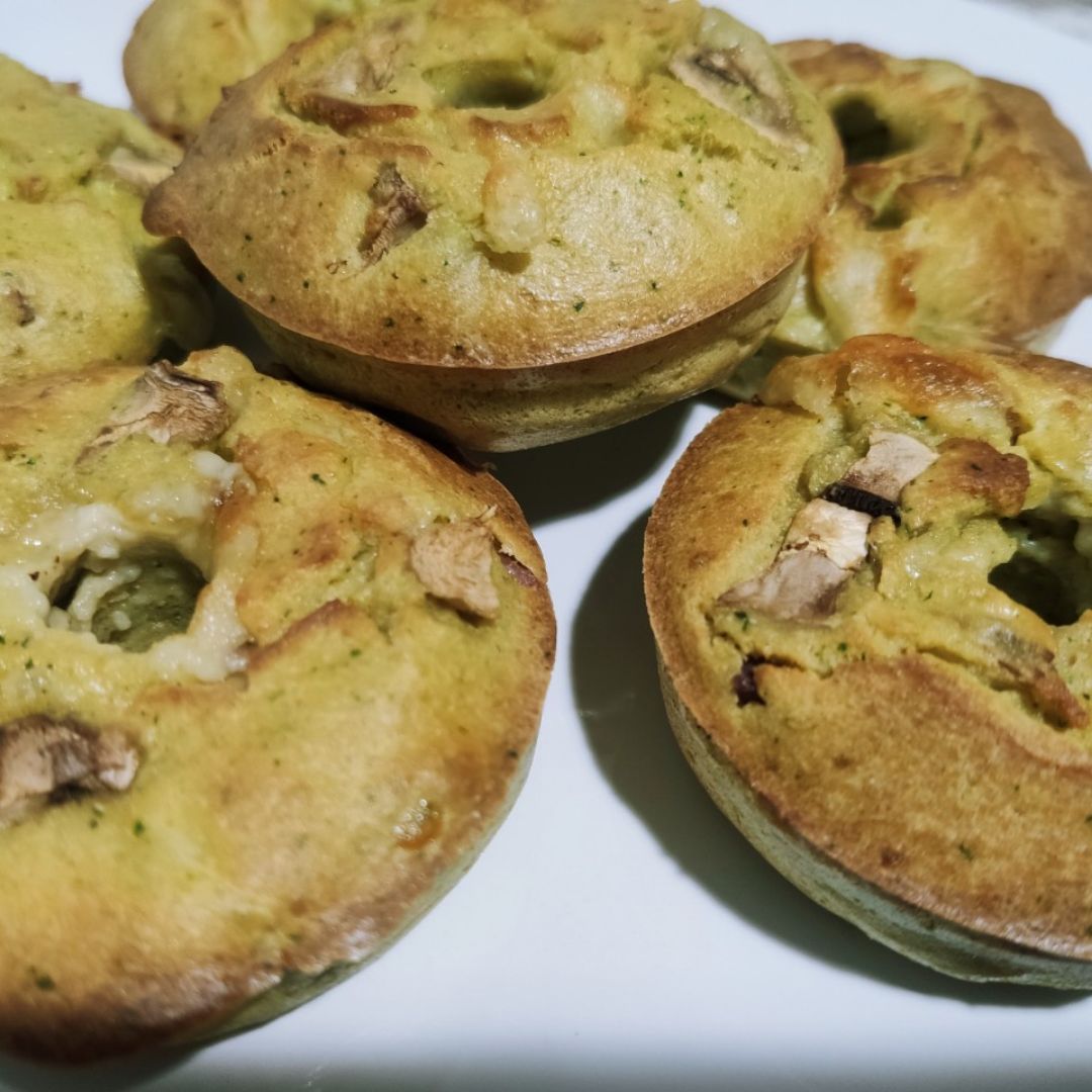 🥦Donuts salados de brócoli y champiñones🍄 🥦Donuts salados de brócoli y champiñones🍄