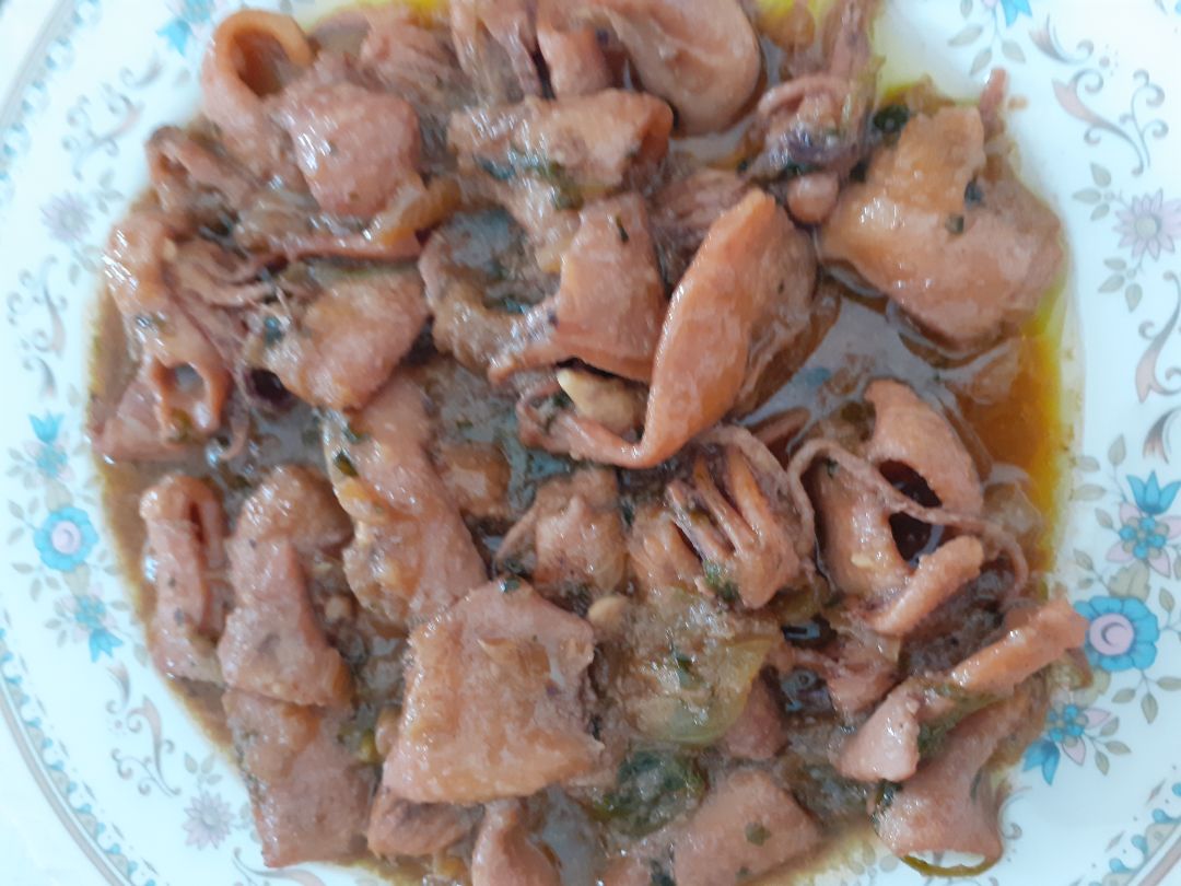 Calamares encebollados Calamares encebollados