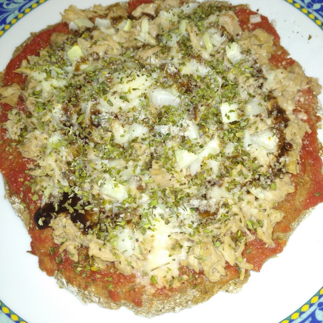 Pizza con espelta y queso fresco🍕 Pizza con espelta y queso fresco🍕
