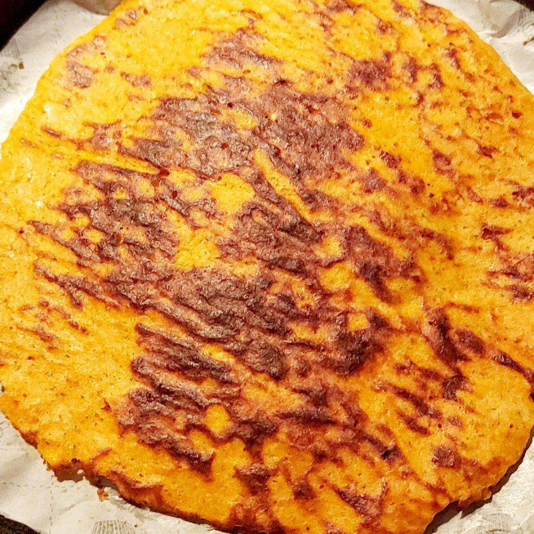 Pizza rápida a la sartén SIN HARINA con base de salmón Paso 13 Pizza rápida a la sartén SIN HARINA con base de salmón Paso 13