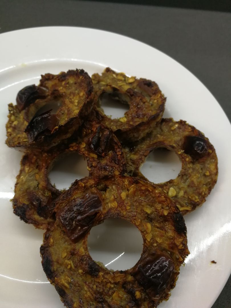 Rosquillas de avena y plátano Rosquillas de avena y plátano
