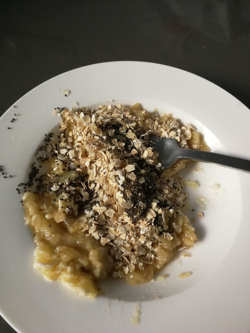 Rosquillas de avena y plátano Paso 0 Rosquillas de avena y plátano Paso 0