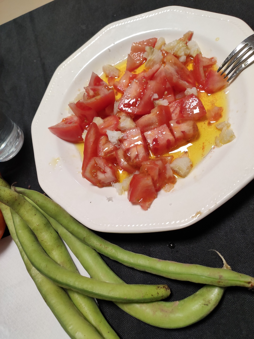 Murcia hace 50 años: tomate, bacalao salado y habas!