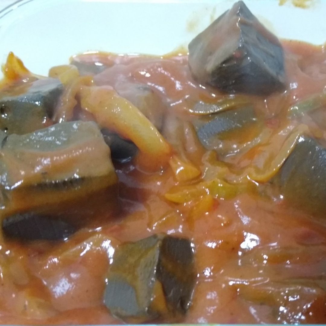 Sangrecilla con tomate Sangrecilla con tomate