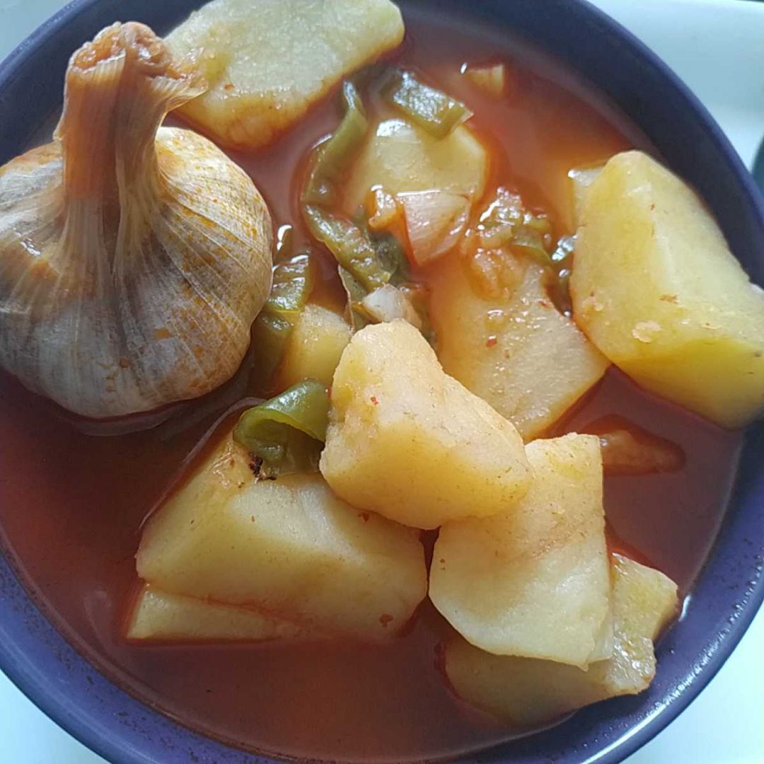 Patatas a la riojana veganas Patatas a la riojana veganas