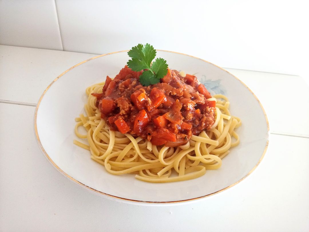 Salsa boloñesa vegana Salsa boloñesa vegana