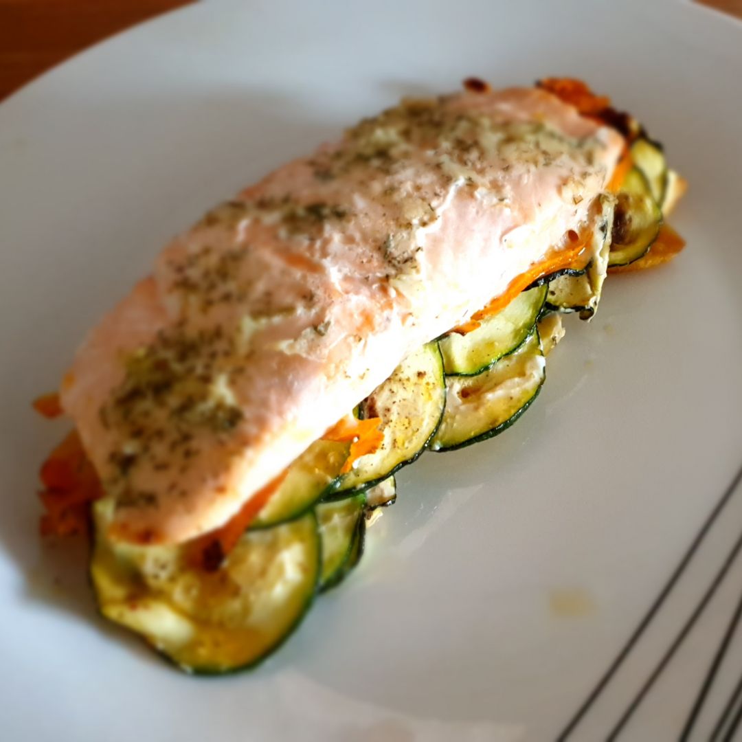 Salmón en papillot Salmón en papillot