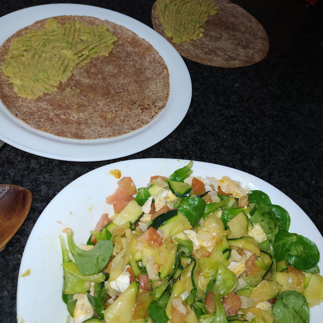Tacos con verduras Paso 4 Tacos con verduras Paso 4