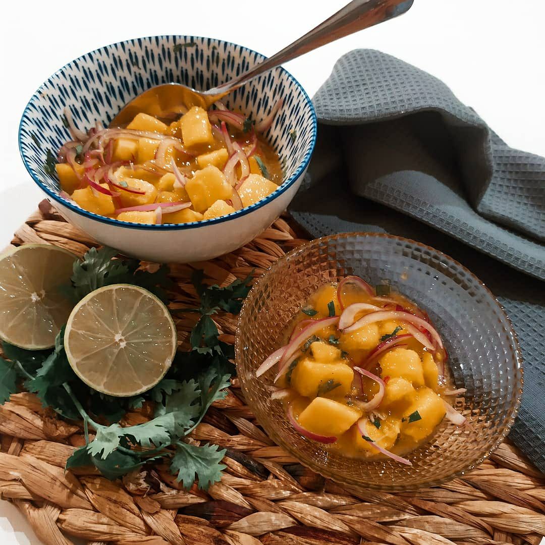 Ceviche de mango Ceviche de mango