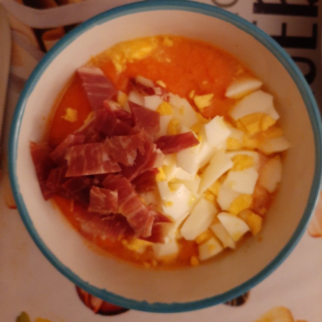Salmorejo sin pan Salmorejo sin pan